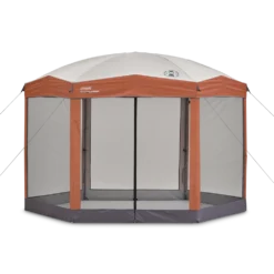 Coleman Back Home Instant 2-Door Screen House/Canopy Tent/Gazebo Camping Shelter, 12-ft X 10-ft