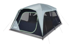 Coleman 3-Season, 10-Person Camping Cabin Tent W/ Convertible Screened Room, Rain Fly & Carry Bag