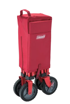 Coleman Outdoor Collapsible Folding Utility Wagon W/ Brake & Carry Bag, 100 Kg Capacity -Coleman Sales Store coleman 4 in 1 wagon 138b25fe 99e3 43ff 9fb2 d7179cdd6ab3