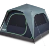 Coleman 3-Season, 4-Person Instant Set-Up Camping Cabin Tent W/ Rain Fly & Carry Bag
