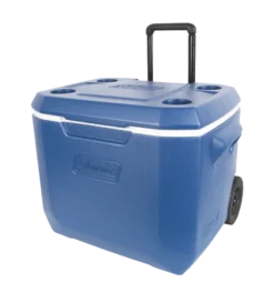 Coleman Wheeled Cooler, With Handle, 47.3-L, Blue 6 Coleman Wheeled Cooler, With Handle, 47.3-L, Blue -Coleman Sales Store coleman 50qt wheeled cooler a4da505b 60ba 4951 8834 685d80bbae39