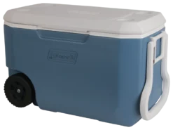 Coleman Xtreme® 5 Wheeled Cooler, With Handle, 58.6-L, Blue