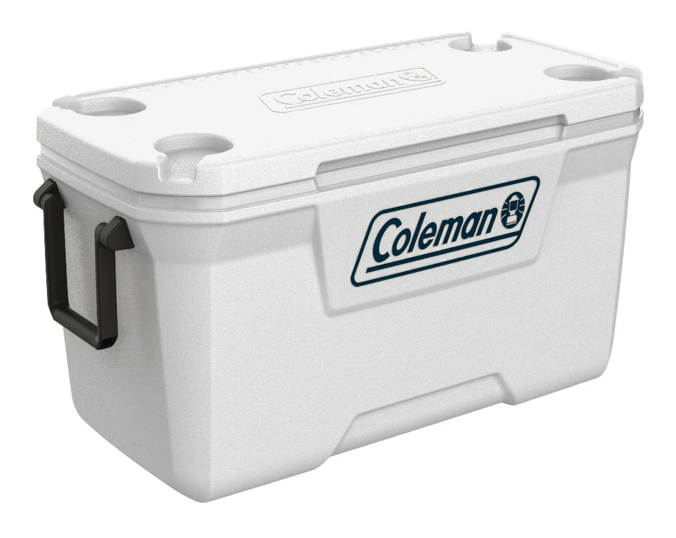 Coleman Marine Hard Cooler, 66.2-L, White 1 Coleman Marine Hard Cooler, 66.2-L, White