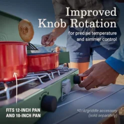 Coleman Cascade 222 Double-Burner 22,000 BTUs Rotary Ignition Camp Stove -Coleman Sales Store coleman cascade 222 69803f5f a3e8 4bf3 900e 6b43a4d1a281