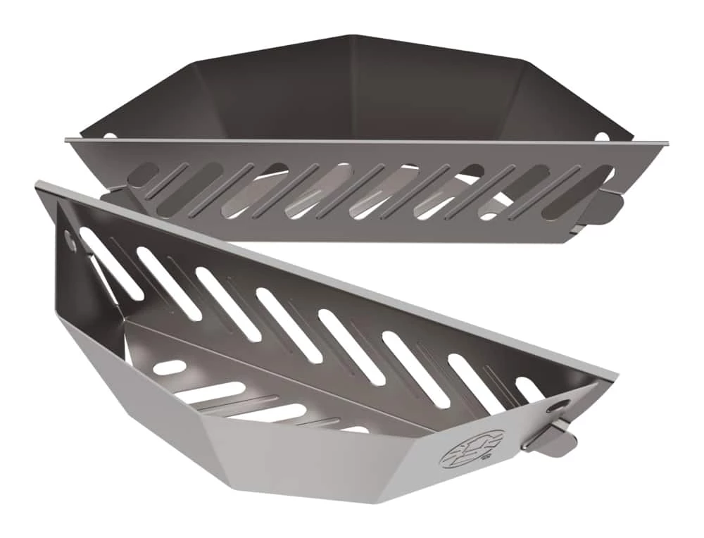 Coleman Stainless Steel BBQ Charcoal & Wood Pellet Baskets/Holders 1 Coleman Stainless Steel BBQ Charcoal & Wood Pellet Baskets/Holders