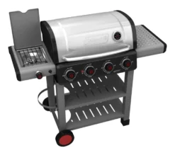 Coleman Cookout 4-Burner Propane Gas BBQ Grill With Side Burner & Storage Shelves -Coleman Sales Store coleman cookout 4 burner bbq 328bf6ed a951 4381 98f3 c050c2a37f00