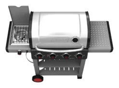 Coleman Cookout 4-Burner Propane Gas BBQ Grill With Side Burner & Storage Shelves -Coleman Sales Store coleman cookout 4 burner bbq 45610296 07b5 463d 97e9 fb8fb0ae1a31