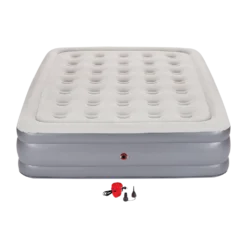 Coleman Queen Double-High Inflatable Air Mattress/Airbed W/ 120V AC Pump & Flocked Top -Coleman Sales Store coleman double high airbed with pump queen 8e44ed80 8c47 460f 96e5 b560b6213422