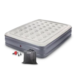 Coleman Queen Double-High Inflatable Air Mattress/Airbed W/ 120V AC Pump & Flocked Top -Coleman Sales Store coleman double high airbed with pump queen eeeb4aca 8643 46c2 b8a9 6f83cf92af53