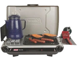 Coleman Double-Burner 20,000 BTUs Electronic Ignition Grill Camp Stove -Coleman Sales Store coleman electronic ignition grill stove 419356c3 c6b3 4893 9dcd efcd61864076