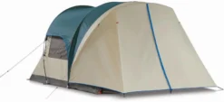 Coleman Euro Cabin 3-Season, 6-Person Camping Tent W/ Weatherproof Screened Porch, Rain Fly & Carry Bag