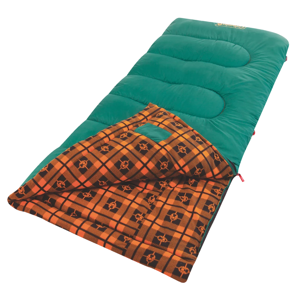 Coleman Granite Peak Insulated Fleece Lined Sleeping Bag W/ Compression Sack, -1°C To 10°C 2 Coleman Granite Peak Insulated Fleece Lined Sleeping Bag W/ Compression Sack, -1°C To 10°C - Image 2