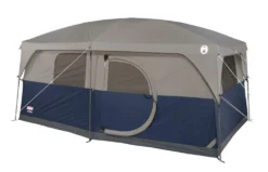 Coleman Hampton 3-Season, 9-Person, 2-Room Camping Cabin Tent W/ Room Divider, Rain Fly & Carry Bag -Coleman Sales Store coleman hampton 9p cabin tent 65eaf04a f78a 4210 a5d6 d8c2da3d37da