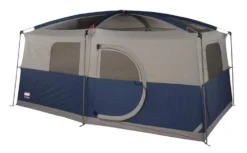 Coleman Hampton 3-Season, 9-Person, 2-Room Camping Cabin Tent W/ Room Divider, Rain Fly & Carry Bag -Coleman Sales Store coleman hampton 9p cabin tent f939ce4c e851 419b aabc a7c7baa2820f