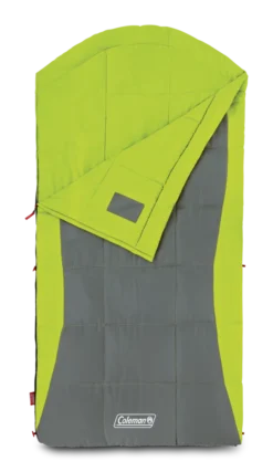 Coleman Dexter Point Insulated Mild Weather Sleeping Bag W/ Compression Sack, 10°C