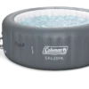 Coleman SaluSpa™ Round Inflatable Spa With 140 Jets, 77 X 28-in, 4-6 Adults