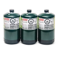 Coleman Propane Gas Cylinder/Canister, Fuel For Camping Stoves, Lanterns & Heaters, 16-oz, 3-pk