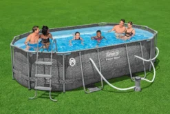 Coleman HydroForce™ Oval Steel Frame Swimming Pool, 16-ft X 10-ft X 48-ft -Coleman Sales Store coleman steel frame pool 16f x 10 x 48 cccd45bb e3b4 4f27 b759 938e8204f35f