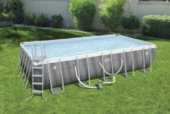 Coleman® Rectangular Steel Frame Swimming Pool With Ladder, 22-ft X 12-ft X 52-in -Coleman Sales Store coleman steel frame pool 22 x 12 x 52 be195a56 4164 4f82 89be e4944e5eccab