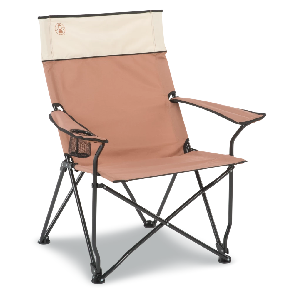 Coleman Steel Sling Oversize Folding Camping Chair W/ Cup Holder & Carry Bag 2 Coleman Steel Sling Oversize Folding Camping Chair W/ Cup Holder & Carry Bag - Image 2