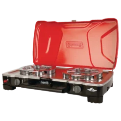 Coleman FyreSergeant Double-Burner 22,000 BTUs Camp Stove With 2-Grill Grates