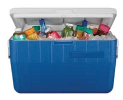 Coleman Poly-Lite Cooler, Holds 2L Bottles Upright, 45-L, Blue -Coleman Sales Store cooler 48 quart chest coleman 65db11c5 1a4b 4feb ac01 fa8e0c7078db