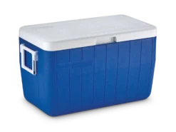 Coleman Poly-Lite Cooler, Holds 2L Bottles Upright, 45-L, Blue