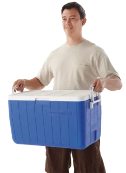 Coleman Poly-Lite Cooler, Holds 2L Bottles Upright, 45-L, Blue -Coleman Sales Store cooler 48 quart chest coleman e5ce382c 0a75 463b b0aa 48dd18c31c5e