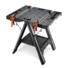 Worx Pegasus Foldable Worktable & Sawhorse, 31x25x32-in