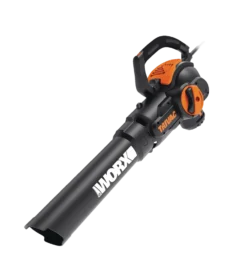 WORX WG512 Trivac 12 Amp 3-in-1 Electric Vacuum Blower/Mulcher/Vac, Black & Orange