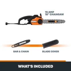 WORX 15 Amp Electric Chainsaw, 18-in -Coleman Sales Store worx 15a electric chainsaw 18 dcbfde44 b6d3 4452 b238 5644c2e23b43