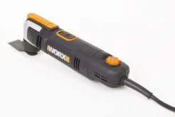 WORX WX686L 2.5A Variable Speed Oscillating Multi-Tool With Clip-In Wrench, Blade & Sanding Pad -Coleman Sales Store worx 2 5a oscillating multi tool 39bcd1a1 9773 4b99 859f 3801b895814f