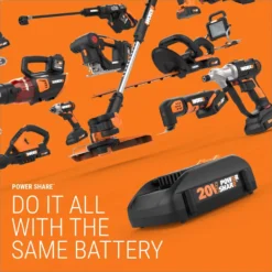 WORX 20V Cordless AIR Leaf Blower/Sweeper, 2Ah Battery & Charger Included -Coleman Sales Store worx 20v blower sweeper combo db536630 b3fa 4b65 9bf1 1c2b048a83ab
