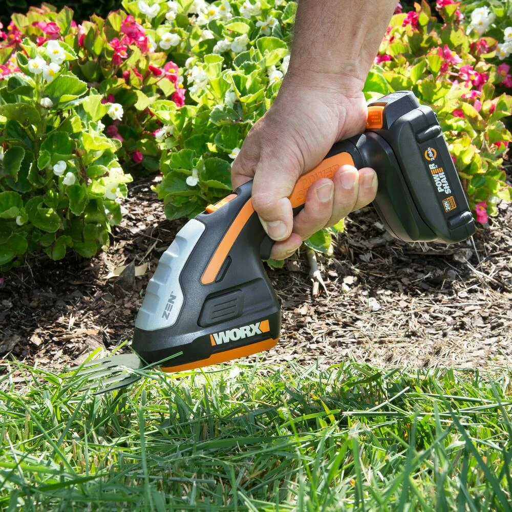 Worx 20V Power Share™ Cordless Garden Grass Shear/Shrub Trimmer Combo, 4"-8" 6 Worx 20V Power Share™ Cordless Garden Grass Shear/Shrub Trimmer Combo, 4"-8" - Image 6