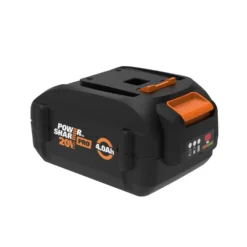 WORX WA3012 20 V Lithium-Ion Power Share Pro, 4.0 Ah High-Capacity Battery, Black & Orange