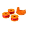 WORX Spool And Cap For Cordless Trimmers, 10-ft, 3-pk