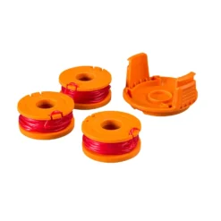 WORX Spool And Cap For Cordless Trimmers, 10-ft, 3-pk