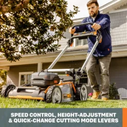WORX 3-in-1 Variable Speed 40V 5Ah Battery, Cordless, Self-Propelled Lawn Mower, 21-in 23 WORX 3-in-1 Variable Speed 40V 5Ah Battery, Cordless, Self-Propelled Lawn Mower, 21-in -Coleman Sales Store worx 40v 21 self propelled mower 12bdeedc a399 4af6 a60e 12b752e5aed9