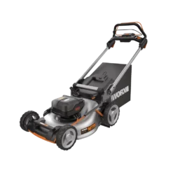 WORX 3-in-1 Variable Speed 40V 5Ah Battery, Cordless, Self-Propelled Lawn Mower, 21-in