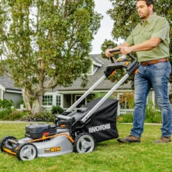 WORX 3-in-1 Variable Speed 40V 5Ah Battery, Cordless, Self-Propelled Lawn Mower, 21-in 25 WORX 3-in-1 Variable Speed 40V 5Ah Battery, Cordless, Self-Propelled Lawn Mower, 21-in -Coleman Sales Store worx 40v 21 self propelled mower 2d75a017 5e6b 4e6b 8235 c372025139e5