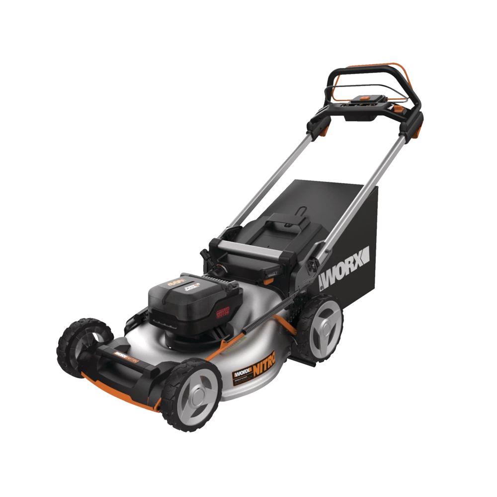 WORX 3-in-1 Variable Speed 40V 5Ah Battery, Cordless, Self-Propelled Lawn Mower, 21-in 2 WORX 3-in-1 Variable Speed 40V 5Ah Battery, Cordless, Self-Propelled Lawn Mower, 21-in - Image 2