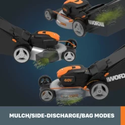 WORX Nitro 3-in-1 2x20V 5Ah Battery Cordless Brushed Walk Behind Push Lawn Mower, 20-in 24 WORX Nitro 3-in-1 2x20V 5Ah Battery Cordless Brushed Walk Behind Push Lawn Mower, 20-in -Coleman Sales Store worx 40v cordless lawn mower 20 29d1a6b0 1c51 4ce8 9630 91cc4b63292b