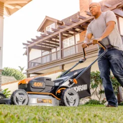 WORX Nitro 3-in-1 2x20V 5Ah Battery Cordless Brushed Walk Behind Push Lawn Mower, 20-in 28 WORX Nitro 3-in-1 2x20V 5Ah Battery Cordless Brushed Walk Behind Push Lawn Mower, 20-in -Coleman Sales Store worx 40v cordless lawn mower 20 6a777641 35e9 4a96 842d 36f9210bf6de