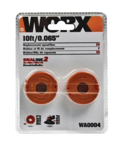 WORX Dual Line Cordless Replacement Grass Trimmer Spool, 0.065-in