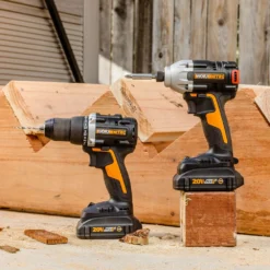 WORX WX971L Nitro 20V Lithium Ion Brushless Cordless Hammer Drill & Impact Driver Combo Kit -Coleman Sales Store worx nitro bl 20v 1 2 hmr drl and 1 4 imp cmb kt c724ea45 4522 4641 b6ca 159e1812d7b3