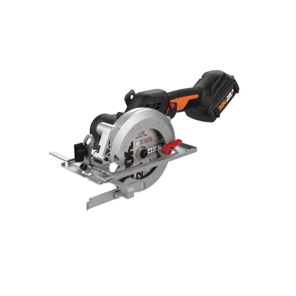 WORX WX531L.9 WORKXSAW Nitro 20V Power Share Cordless Compact Circular Saw, Tool Only, 4-1/2-in 1 WORX WX531L.9 WORKXSAW Nitro 20V Power Share Cordless Compact Circular Saw, Tool Only, 4-1/2-in