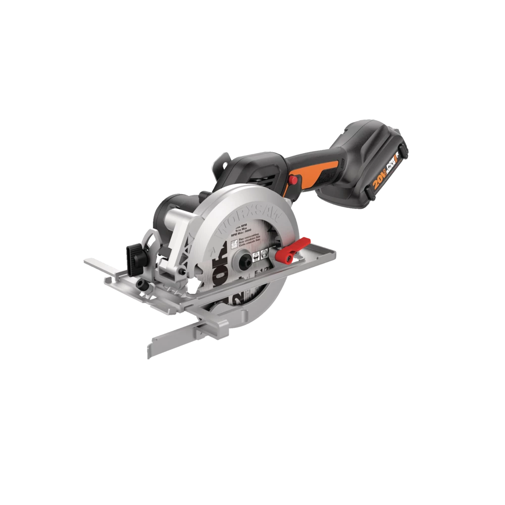 WORX WX531L.9 WORKXSAW Nitro 20V Power Share Cordless Compact Circular Saw, Tool Only, 4-1/2-in 2 WORX WX531L.9 WORKXSAW Nitro 20V Power Share Cordless Compact Circular Saw, Tool Only, 4-1/2-in - Image 2