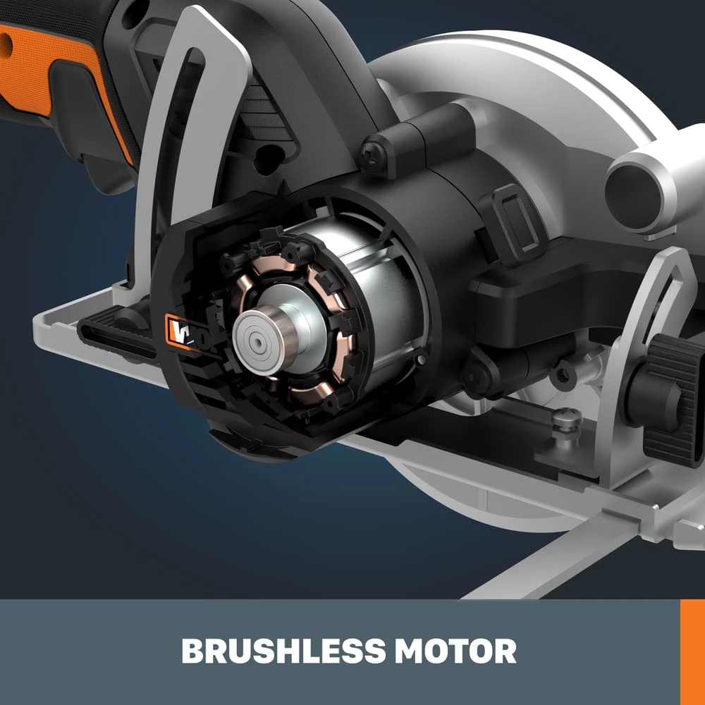WORX WX531L.9 WORKXSAW Nitro 20V Power Share Cordless Compact Circular Saw, Tool Only, 4-1/2-in 5 WORX WX531L.9 WORKXSAW Nitro 20V Power Share Cordless Compact Circular Saw, Tool Only, 4-1/2-in - Image 5